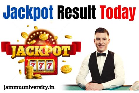 jackpot result 3.30